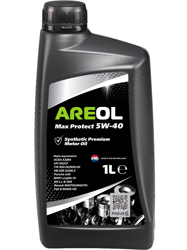 AREOL Max Protect 5W-40 Масло моторное, Синтетическое, 1 л #1
