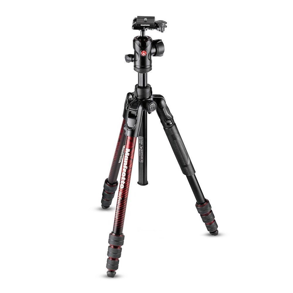 Штатив Manfrotto MKBFRTA4RD-BH Befree Advanced с шар.головой MH494, цангов.зам, алюм., красный  #1