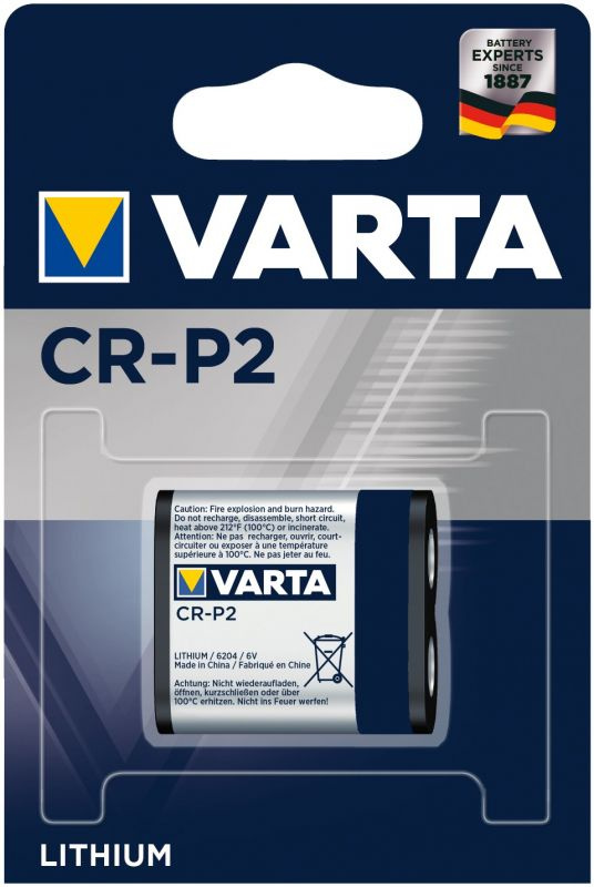 Varta Батарейка CR-P2, Литиевый тип, 6 В, 1 шт #1