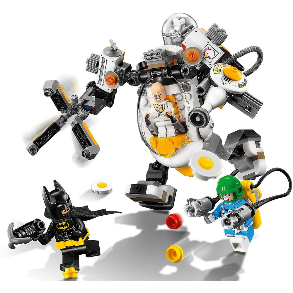 Конструктор Super Heros Бэтмен Бой с роботом Яйцеголового,конструктор для мальчика (совместим с лего) #1