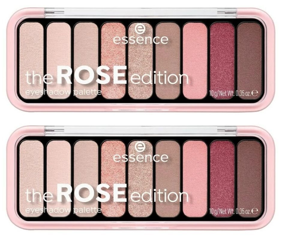 Essence Палетка теней для глаз The Rose edition eyeshadow palette, № 20, 2 шт #1