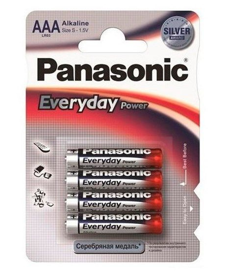 Panasonic Батарейка, 1,5 В, 4 шт #1