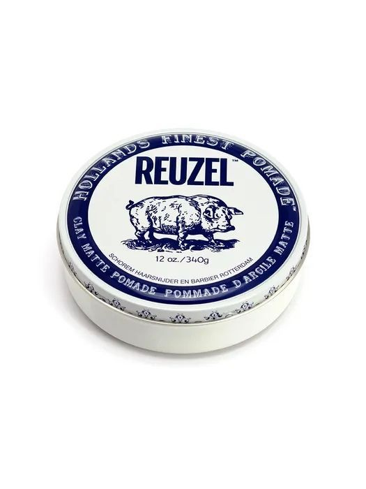 Reuzel - Глина для волос мужская матовая БЕЛАЯ БАНКА Clay Matte Pomade, 340 гр  #1