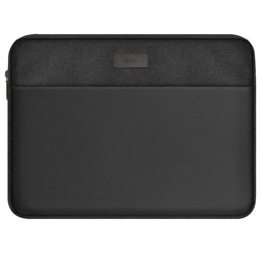 Сумка для ноутбука до 14.2 дюймов WiWU Minimalist Laptop Sleeve для Macbook Air 2020 - Черная  #1