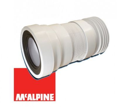 Гофра для унитаза 110 440 мм McALPINE WC-F23R (MRWC-F23R) #1