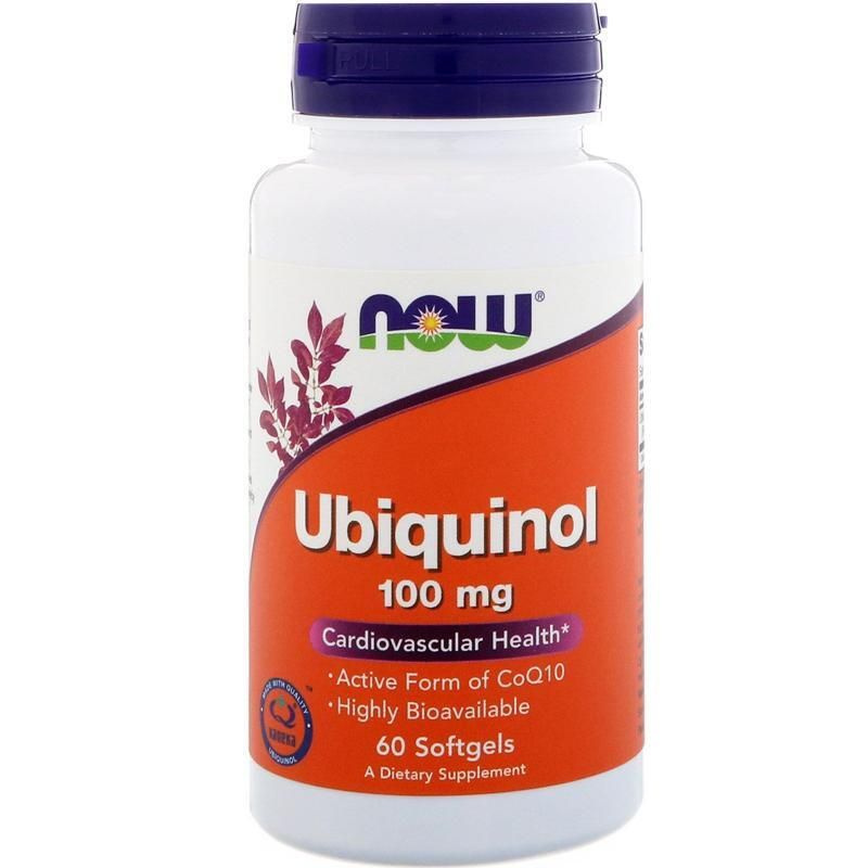 NOW Ubiquinol 100 мг 60 капсул #1