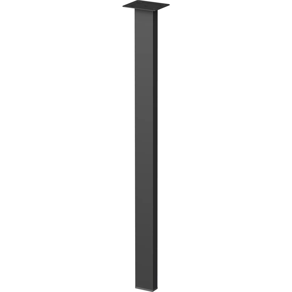 Ножка Лофт 83х99х723мм, цвет черный муар #1