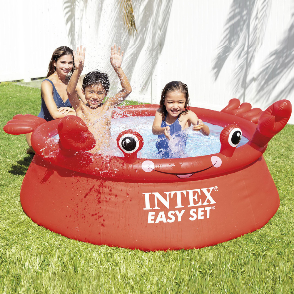 Надувной бассейн Intex 26100 Easy Set - Happy Crab 183*51 см #1