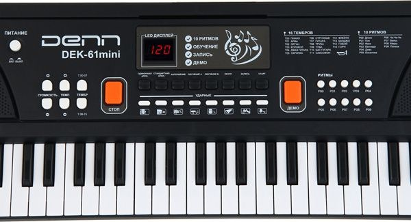 Синтезатор DENN DEK61 mini Black #1