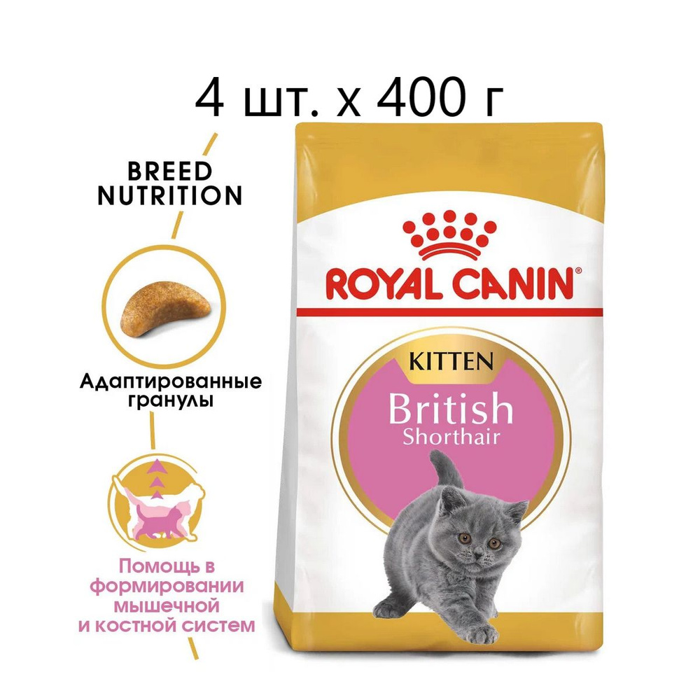 Сухой корм для котят Royal Canin British Shorthair Kitten, для котят породы британская короткошерстная, #1