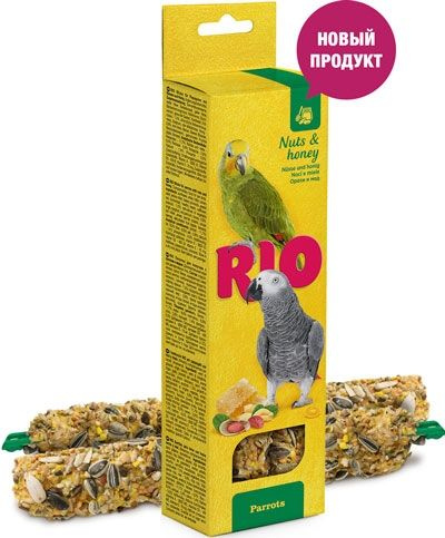 Палочки для попугаев с Медом и орехами 2шт*90г RIO #1