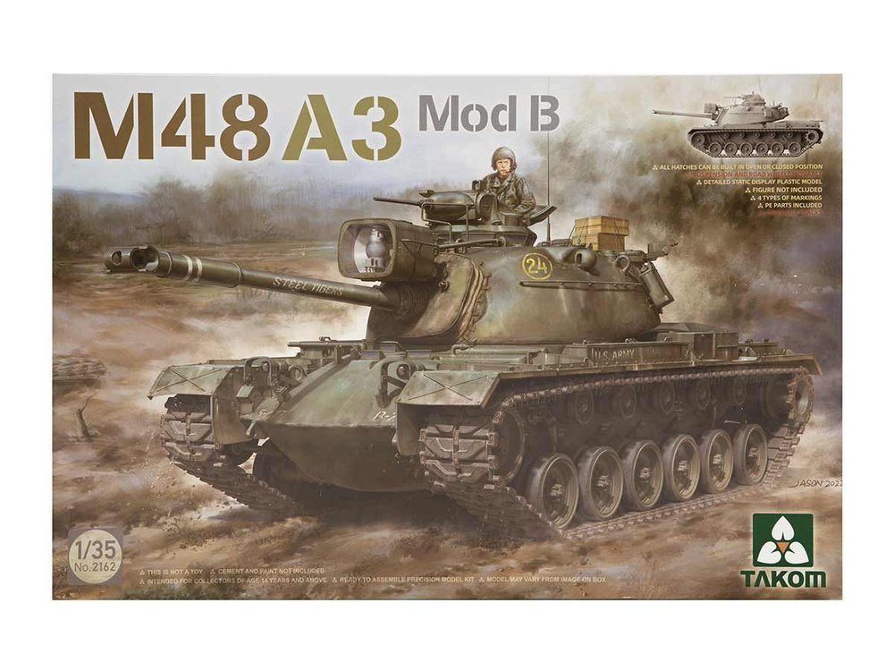 2162 Takom Американский танк M48A3 Mod. B Patton (1:35) #1