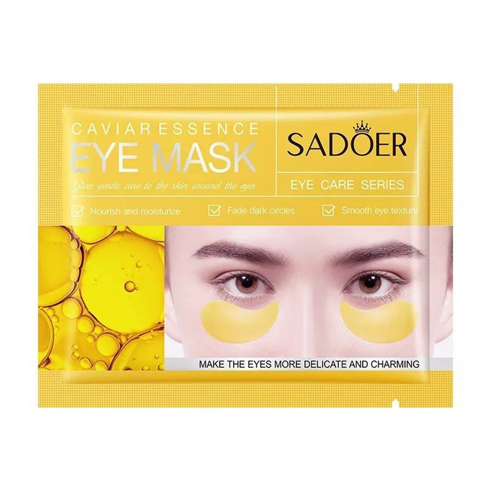 Гидрогелевые патчи Sadoer Caviar Essence Eye Mask #1