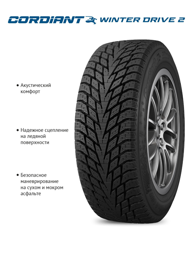 Cordiant WINTER DRIVE PW-1 Шины  зимние 205/65  R15 94T Нешипованные #1