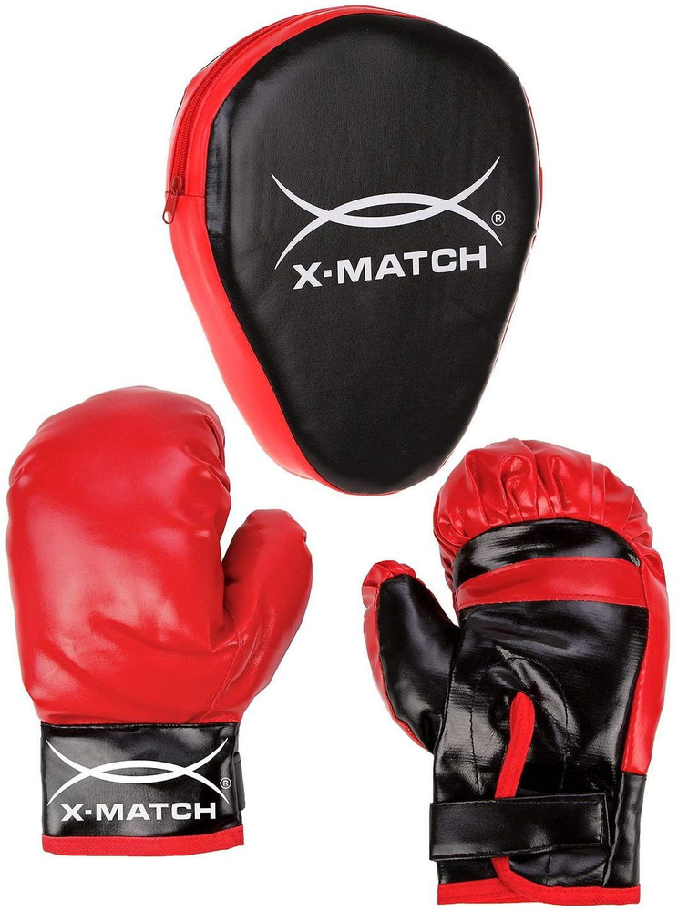X-Match Набор для бокса: перчатки 2 штуки лапа 647200 с 4 лет #1