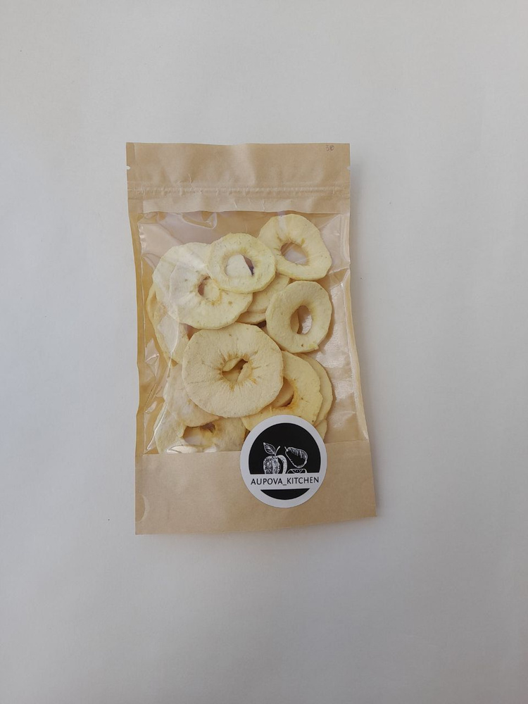Фруктовые чипсы AUPOVA_KITCHEN/Фруктовые чипсы из яблок "Воздушное яблоко" 50 гр.  #1