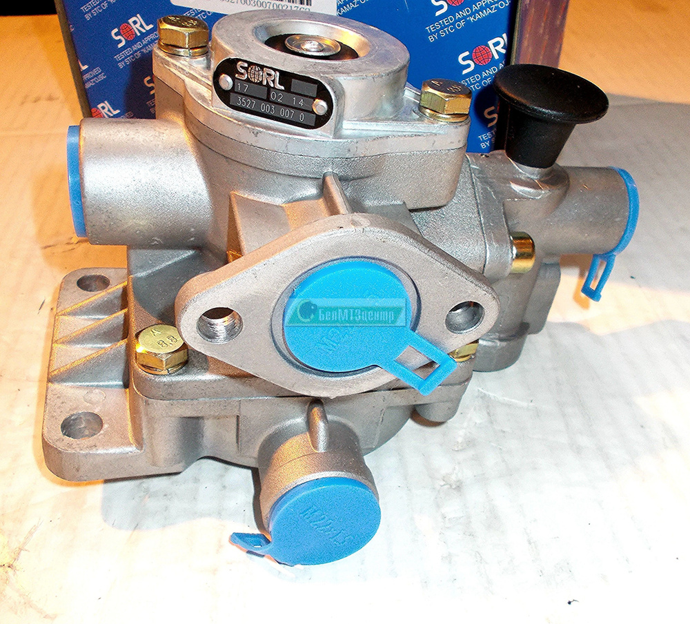 Воздухораспределитель ЗИЛ, МАЗ, КАМАЗ тормозов полуприцепа 2-х ...