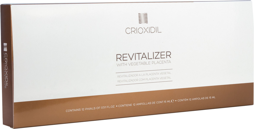 Профессиональный восстанавливающий лосьон против выпадении и для роста волос Crioxidil Revitalizer, 12Х15 #1