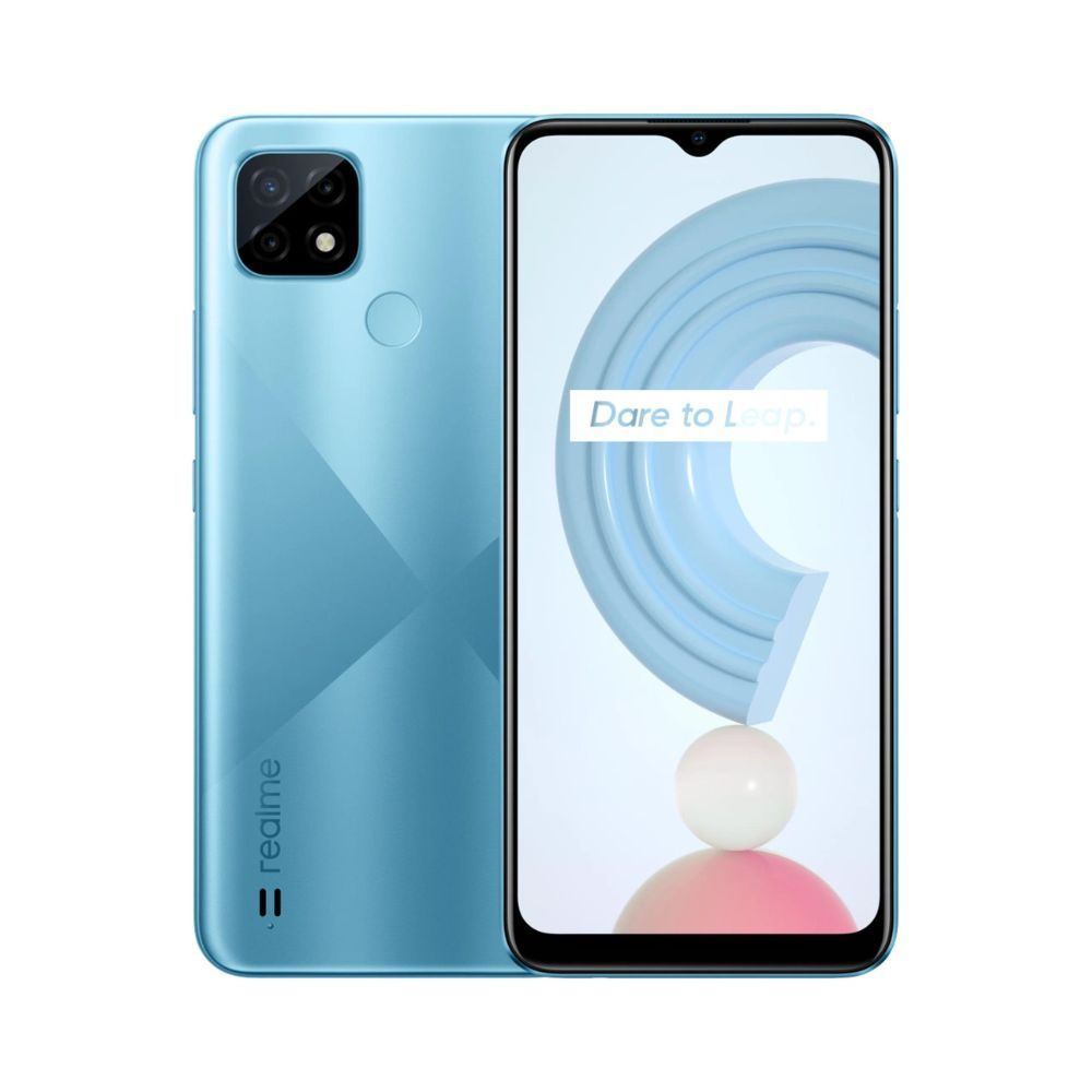 realme Смартфон Realme C21-Y 3/32 ГБ, голубой #1