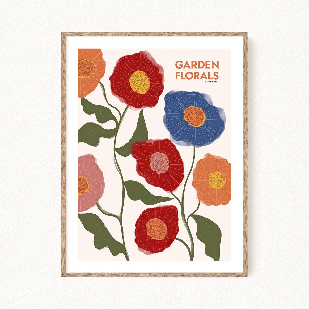 Постер для интерьера "Garden Florals", 30х40 см #1