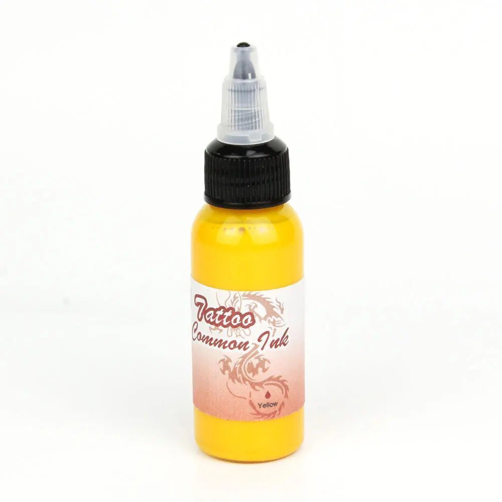 Краска для аэротату водостойкая желтая , 100 мл - купить по выгодным ...