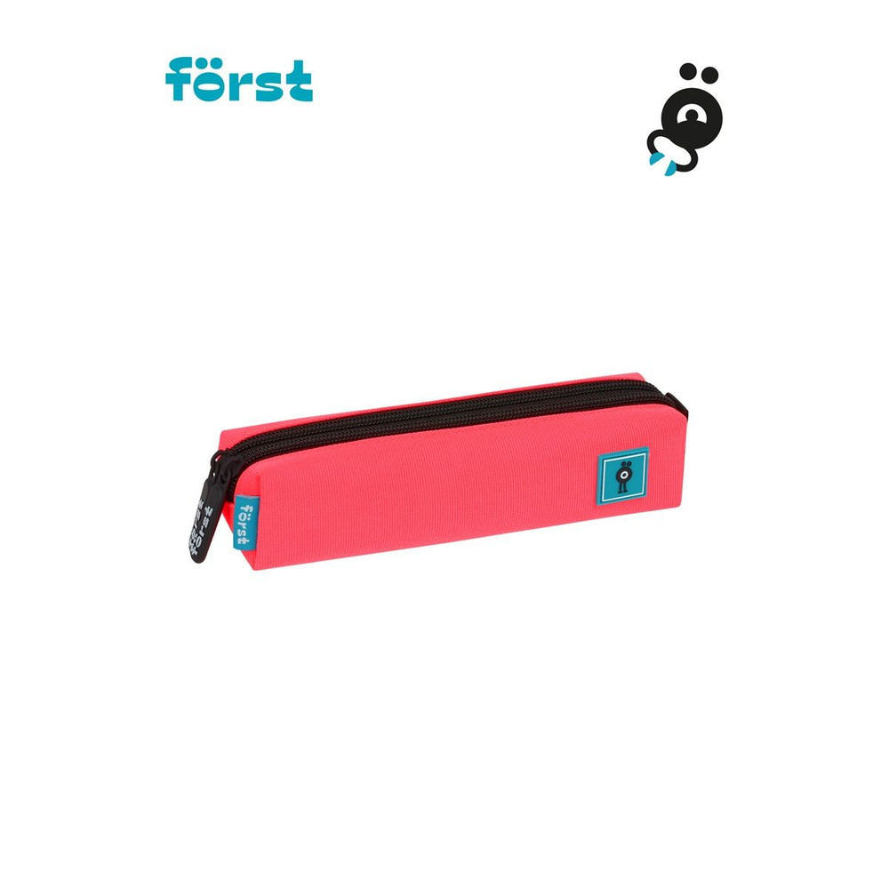 Пенал Forst "Coral Pink", мягкий, 2 отделения, 200х40х45 мм, полиэстер (FT-PM-010301)  #1