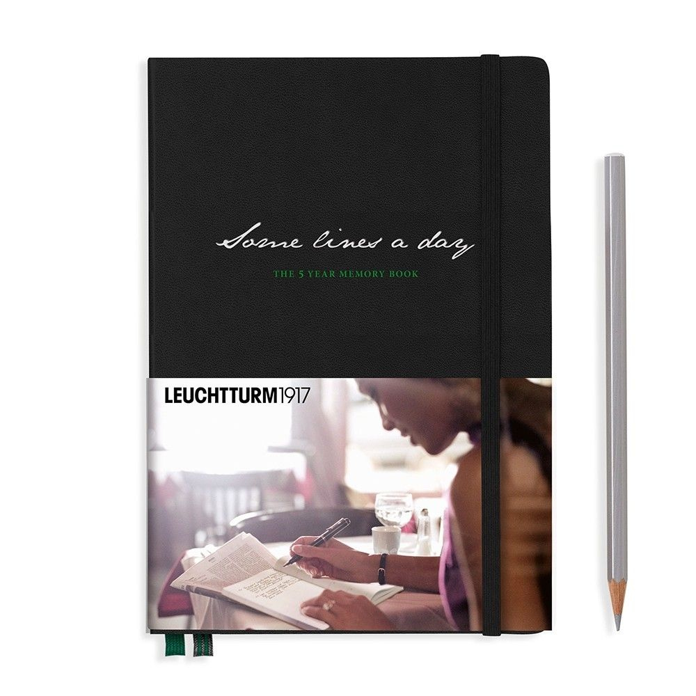 Блокнот на 5 лет Leuchtturm1917 "Some Lines A Day" A5, 91л, 80г/м2, твердая обложка,Черный (343552)  #1