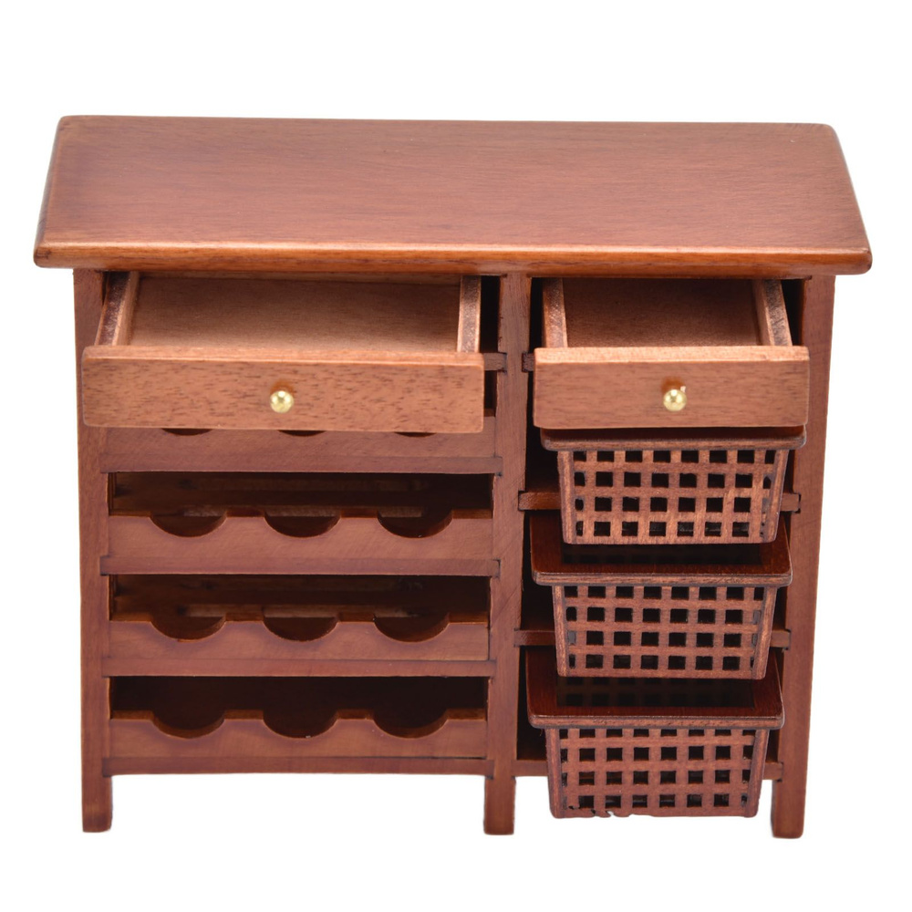 Мини-винный шкаф для кукольного домика 1:12 - купить с доставкой по ...