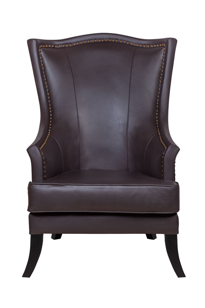 Кожаное кресло Mak-interior, Chester leather, классическое с подлокотниками, интерьерное для спальни #1