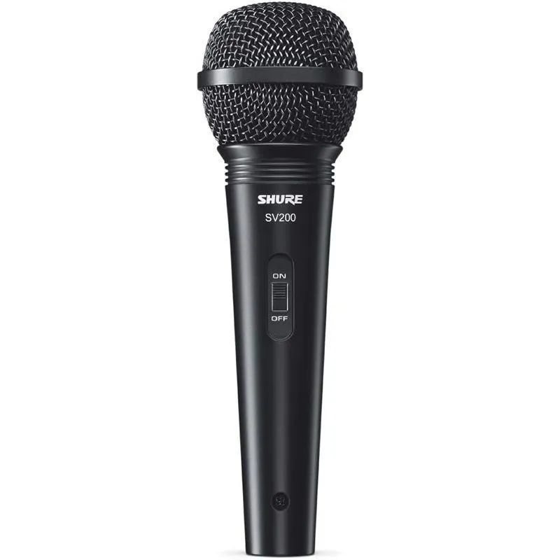 Shure Микрофон игровой (для стриминга) для живого вокала SV200, черный, черный, черный матовый  #1