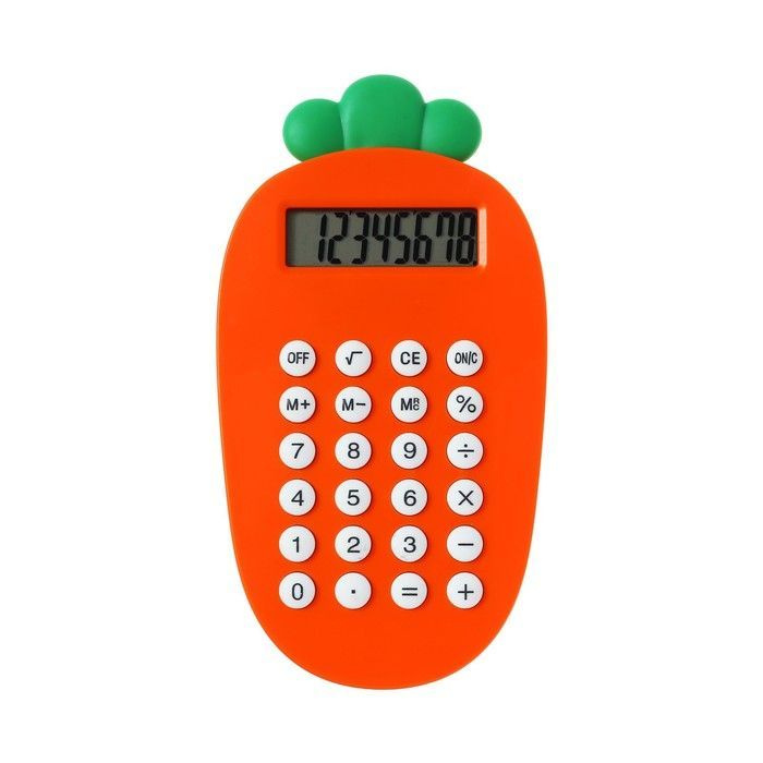 Калькулятор настольный 08-разрядный "Морковка" #1