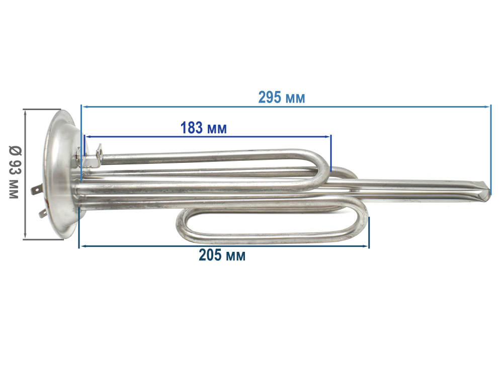 ТЭН для водонагревателя RF 2500W нержавеющая сталь #1