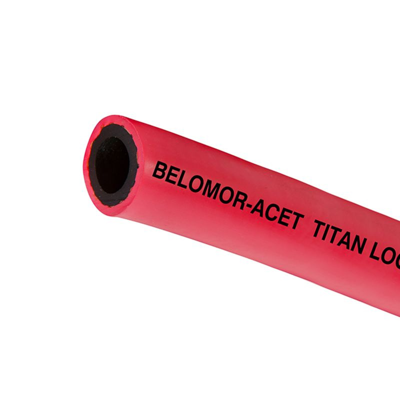 Рукав ацетиленовый BELOMOR-ACET, красный, вн. диам. 13мм, 20bar, TL013BM-ACL TITAN LOCK, 30 метров  #1