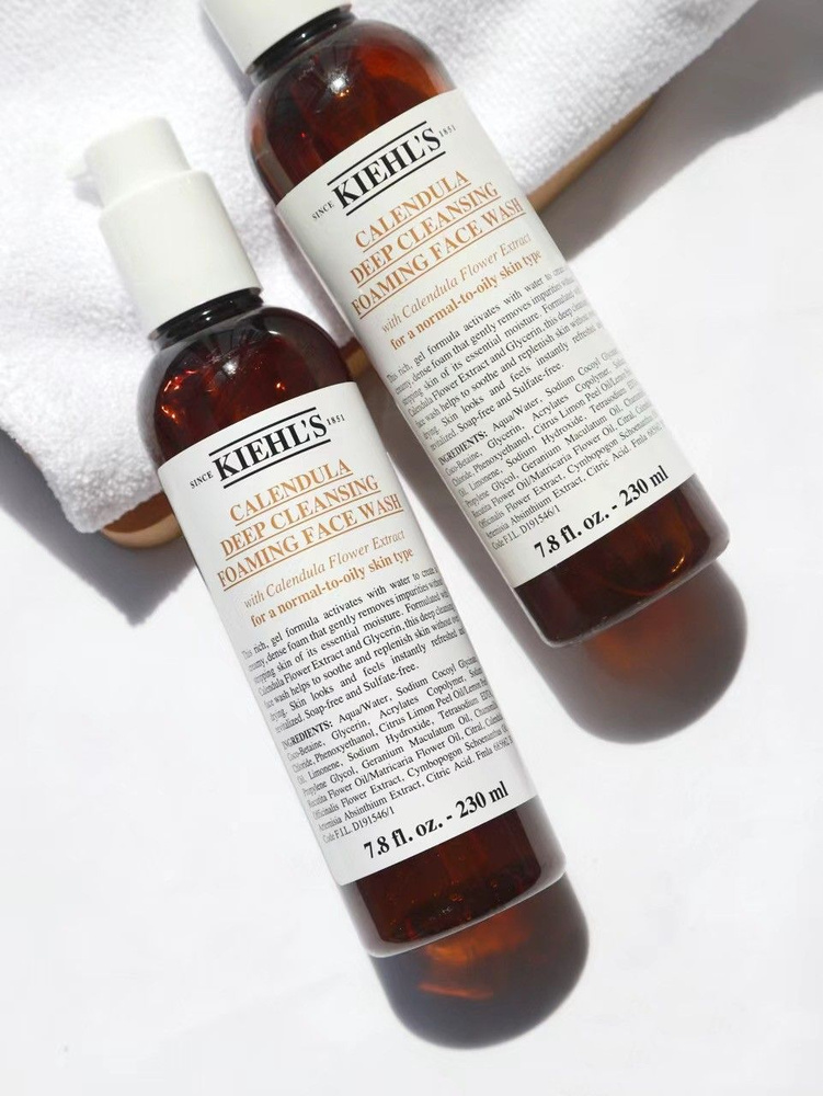 Kiehl's Очищающее средство для лица с аминокислотами календулы Глубокое очищение 230 мл  #1