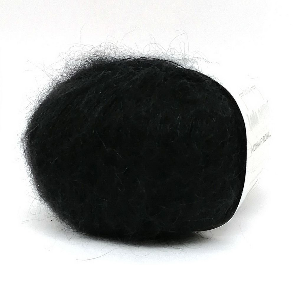 Пряжа Mohair Royal Lana Gatto - 1 моток (25 гр, 215 м), цвет 05000 #1