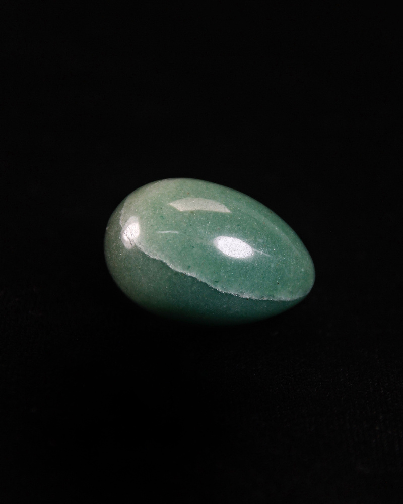 Оберег, амулет Нефрит - 3 см, натуральный камень, галтовка, яйцо, 1 шт - символ благополучия  #1