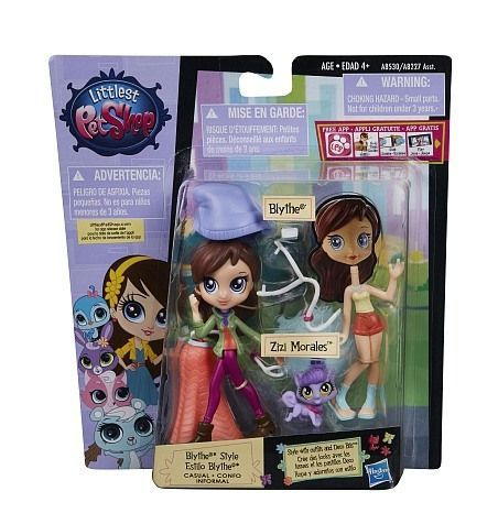 Фигурка Hasbro Littlest Pet Shop Модница Блайс и зверюшка. #1