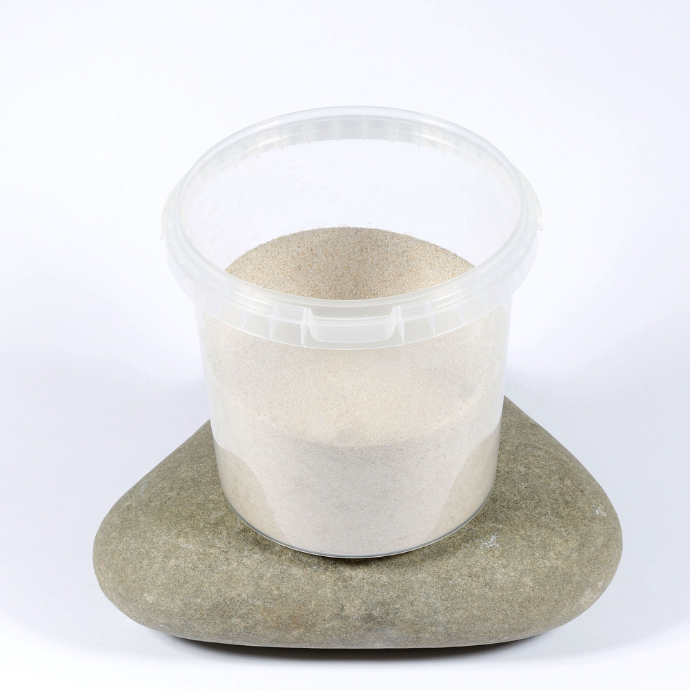 Декоративные эффекты для моделизма 1000гр Bucket, модельный песок, натуральный 0,1-0,3мм "Песчаный берег" #1