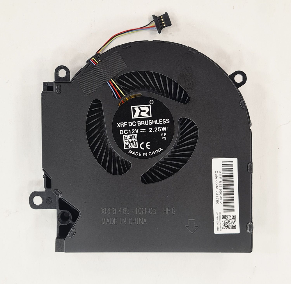 Вентилятор (кулер) для ноутбука HP Omen 15-EK 15-EN (4 Pin, 12V, GPU ...