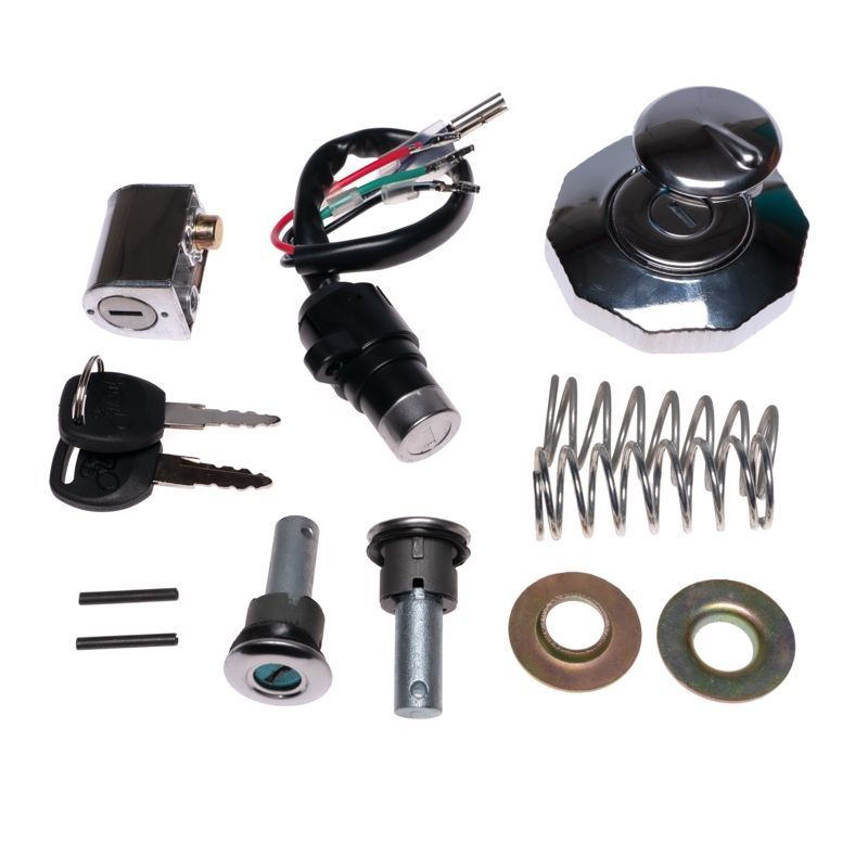 Замок зажигания, противоугонный и крышка бака Альфа (+2 замка бардачков ...