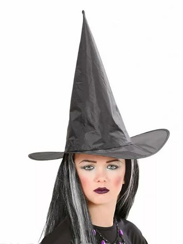 Карнавальная шляпа, колпак ведьмы, размер 57-58 #1