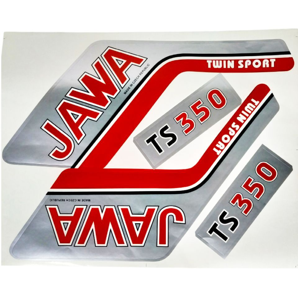 Наклейки на мотоцикл Ява JAWA 350 TWIN SPORT (комплект) #1