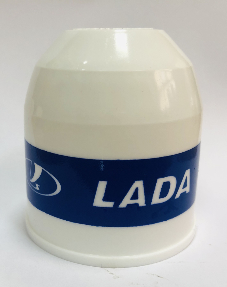 Колпачок на шар фаркопа для Lada, пластик, белый #1