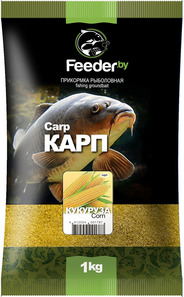 Прикормка Feederby Original Carp Corn/Карп Кукуруза, 1кг #1