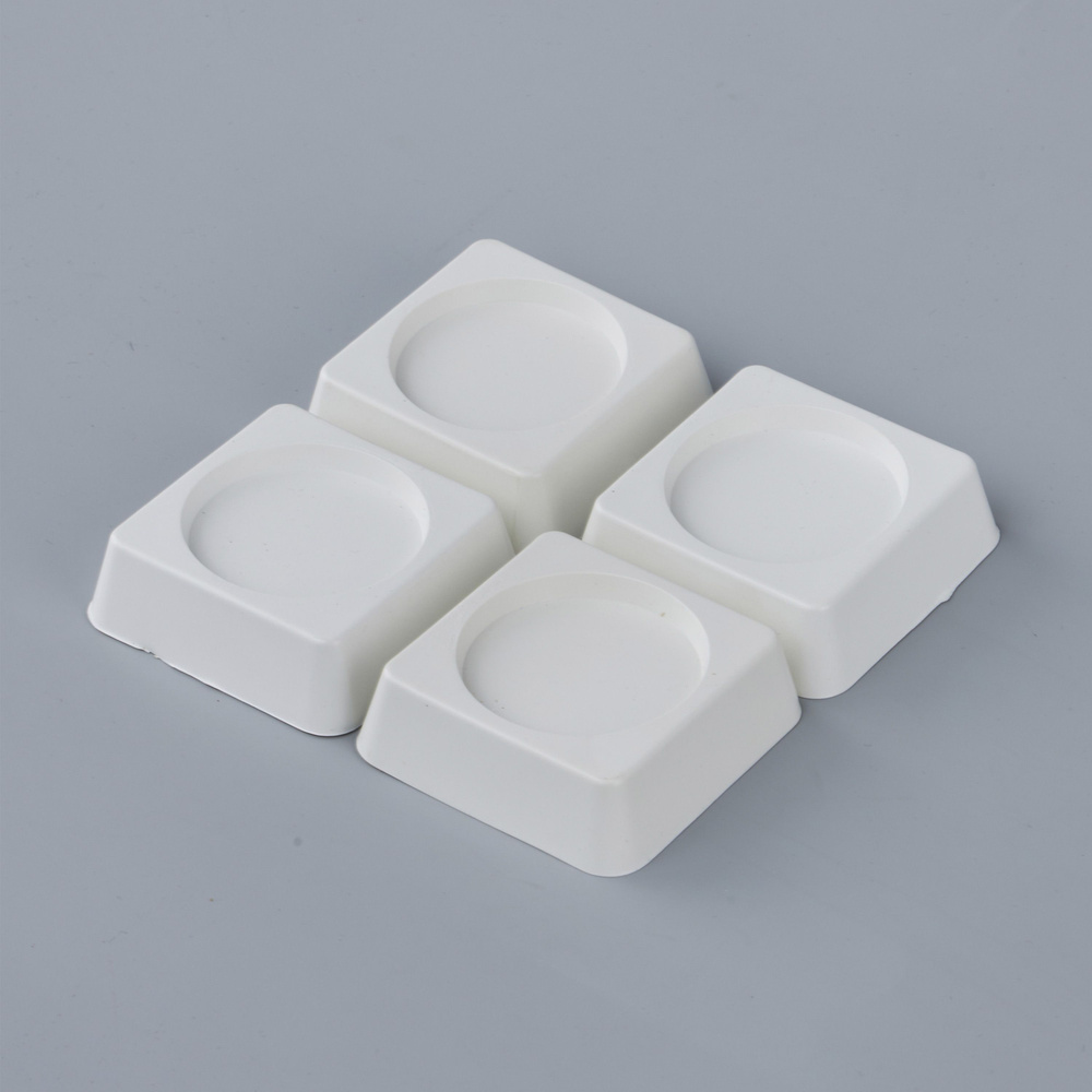 Антивибрационные подставки для стиральной машины и холодильника, квадратные, 4 шт., белые  #1