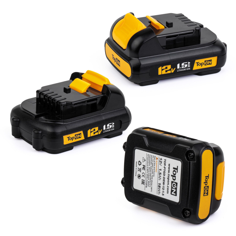 Аккумулятор для DeWalt DCD (12V, 1.5Ah, Li-Ion). PN: DCB127 #1