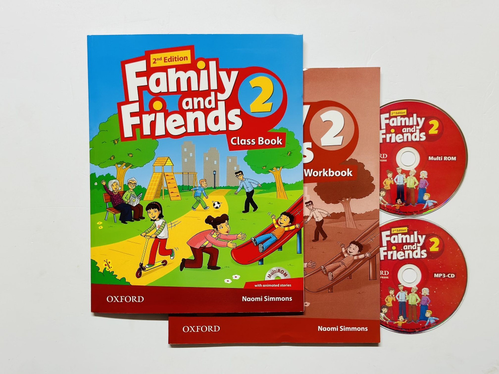 Комплект Family and Friends 2 (2nd edition) Class Book + Workbook + CD #1
