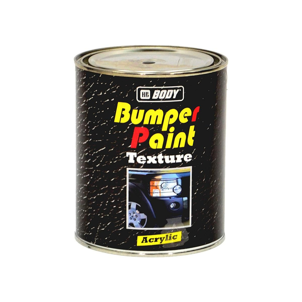 Текстурная автомобильная эмаль для бамперов Body Texture Bumper Paint черный 1 л.  #1