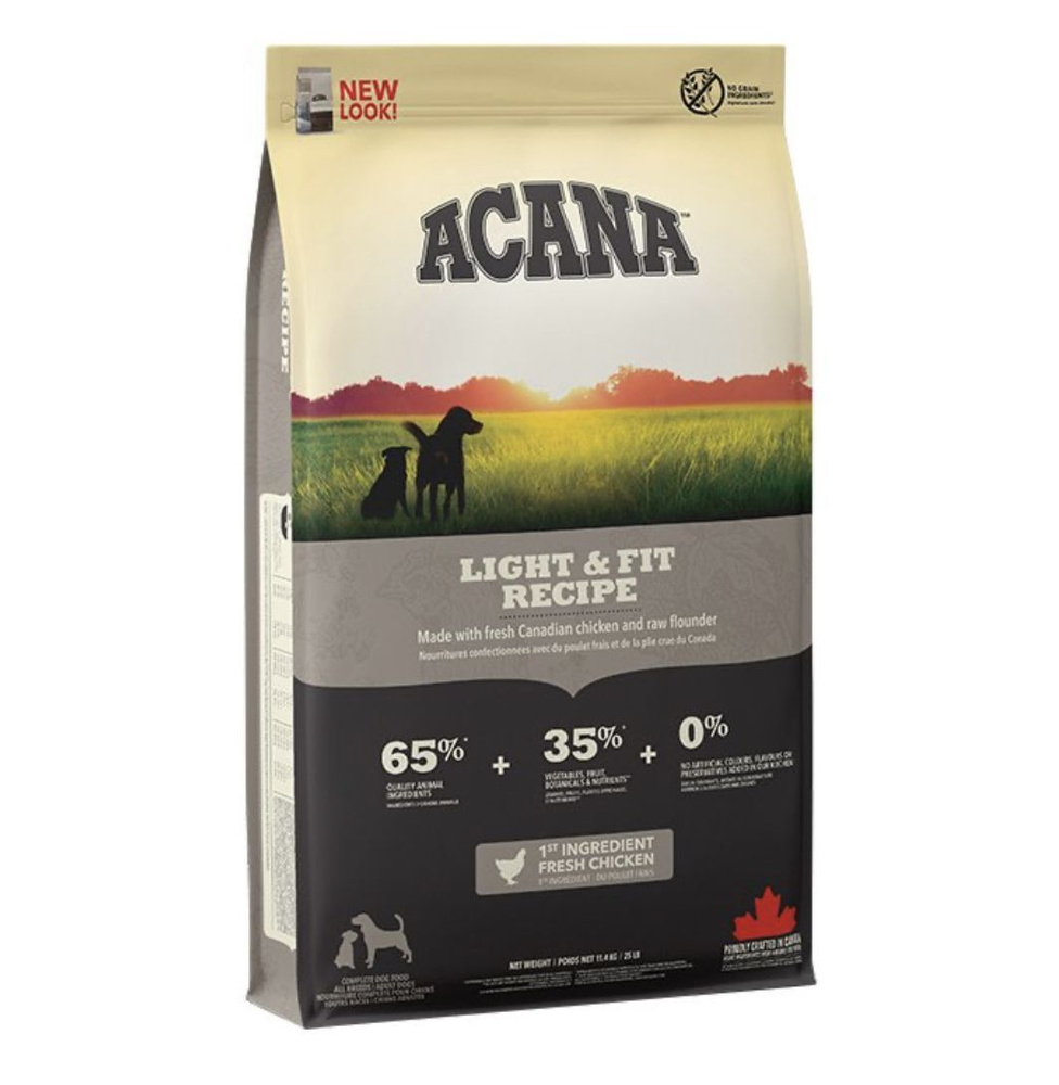 ACANA LIGHT & FIT Dog 11,4 кг - Беззерновой корм для собак с избыточным весом  #1