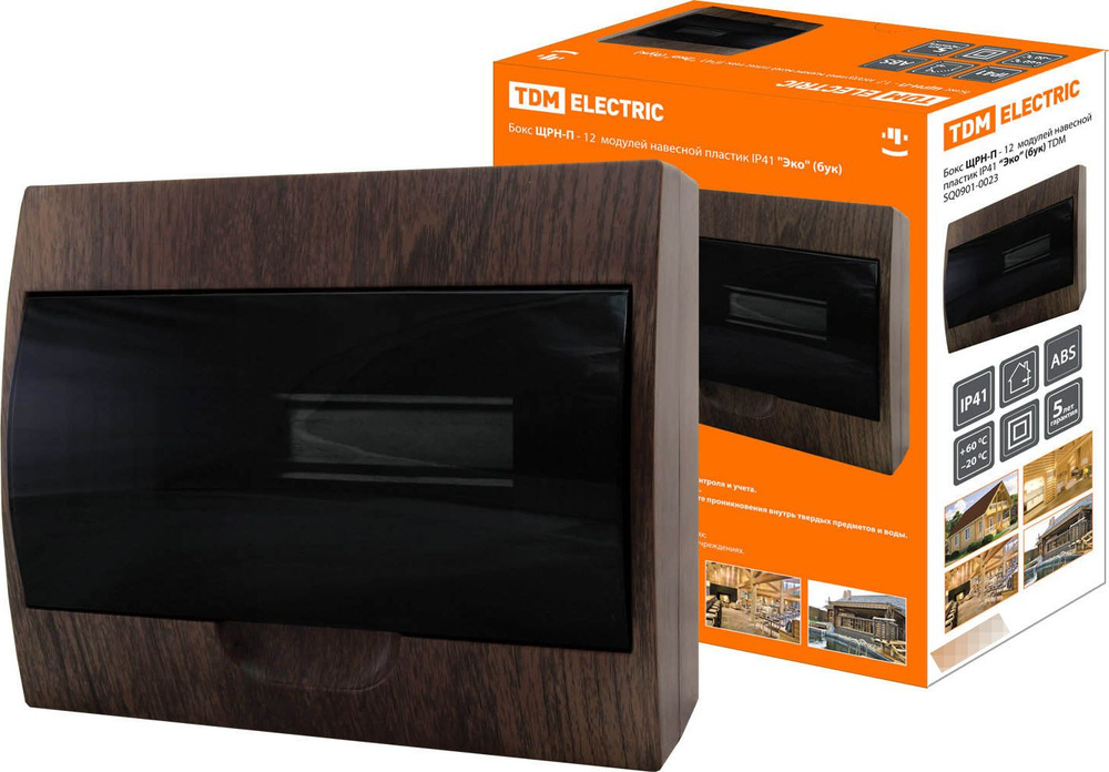 Бокс распределительный TDM Electric / ТДМ Электрик ЩРН-П-12 ЩРНП Эко с ...